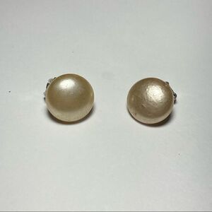 Vintage Faux Pearl Clip On Earrings